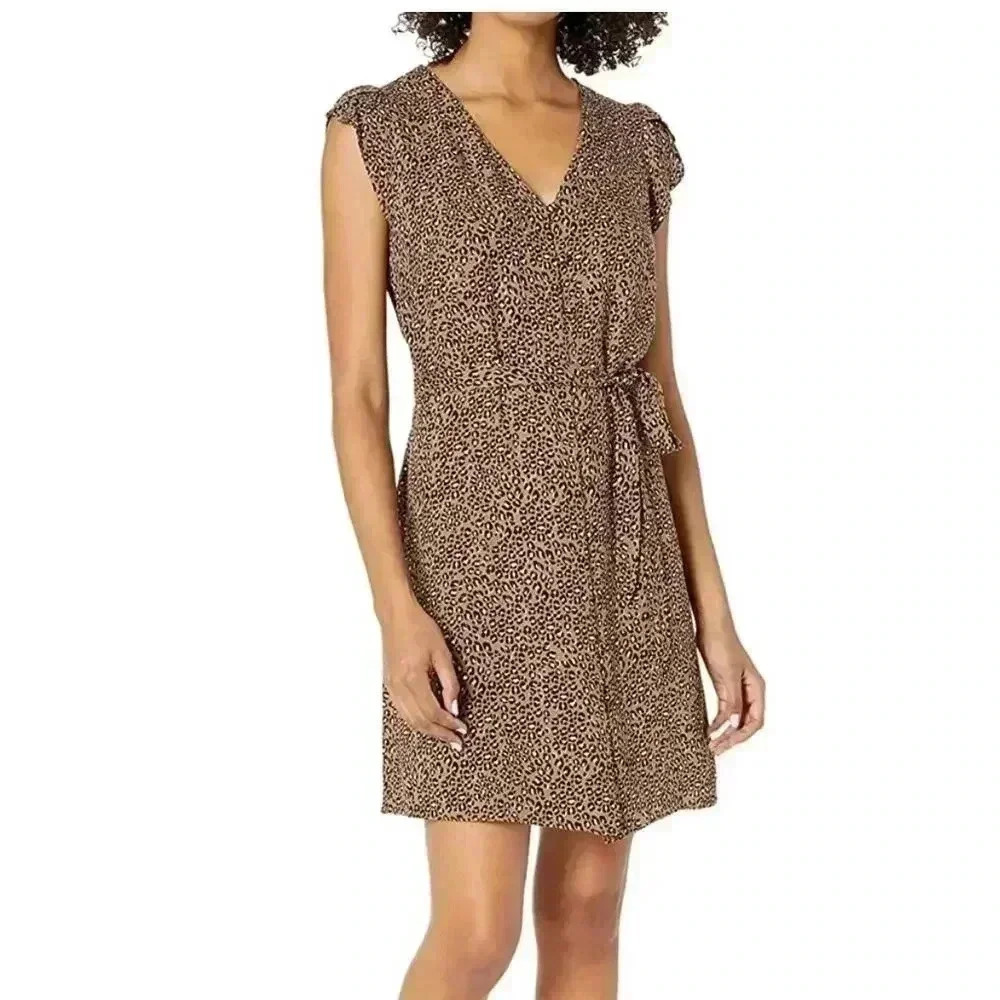 GOODTHREADS LEOPARD PRINT DRESS size XL